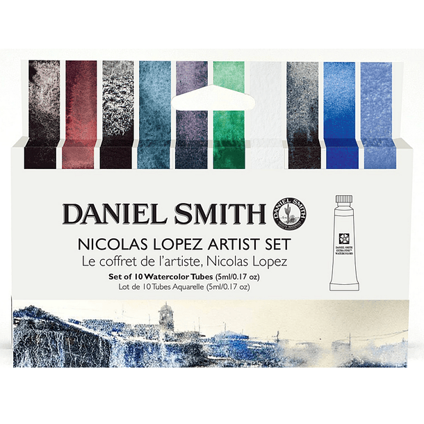 Acuarela Daniel Smith Set 10 colores de 5ml Nicolás López 1