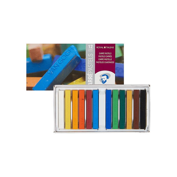Pastel Seco Van Gogh Carré Set 12 Colores Iniciación 1