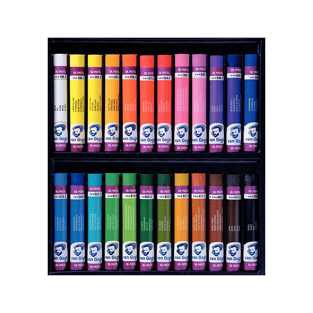 Pasteles al Óleo Van Gogh Oil Pastels Set 24 colores Básico 2