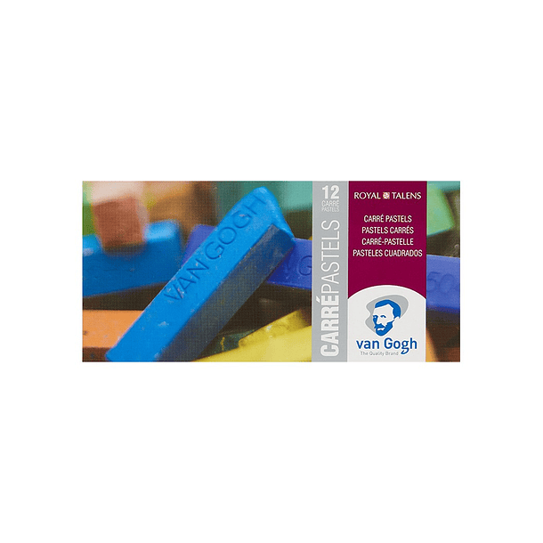 Pastel Seco Van Gogh Carré Set 12 Colores Iniciación 3
