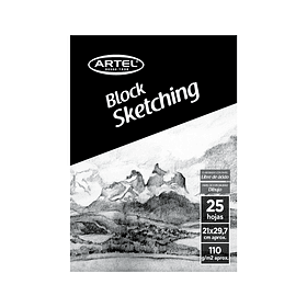 Block Dibujo Artel A4 110g/m² 25hjs 21x29.7cm