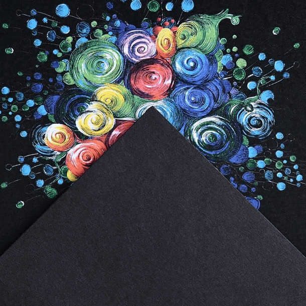 Block Black Drawing A4 Canson Graduate 120g/m² 20hjs 21x29.7cm 2