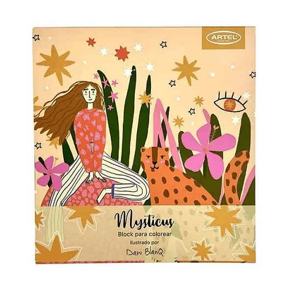 Block para Colorear Artel Mysticus 15 Ilustraciones de 22x22cm 1