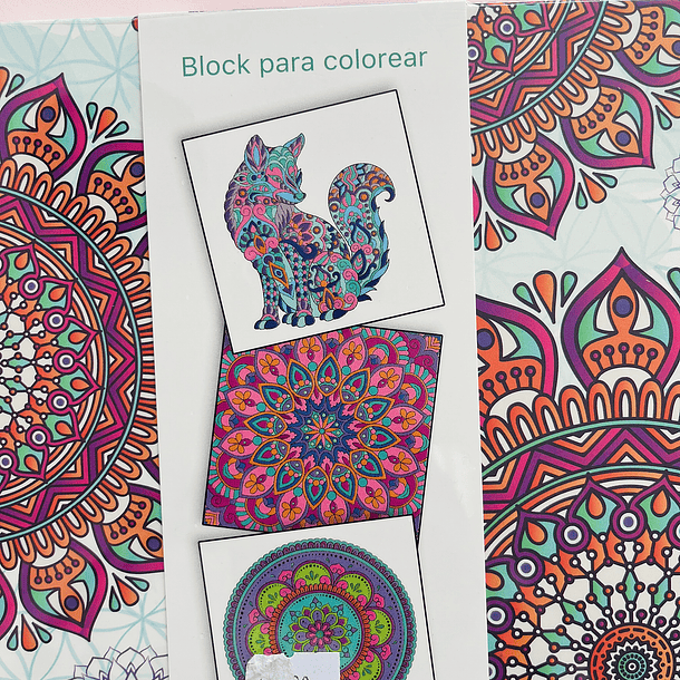 Block para Colorear Artel Mandalas 15 Ilustraciones de 22x22cm 3