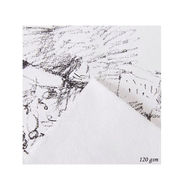Block Dibujo A4 Canson 1557 120g/m² 50hjs 21x29.7cm Papel Blanco Intenso 2