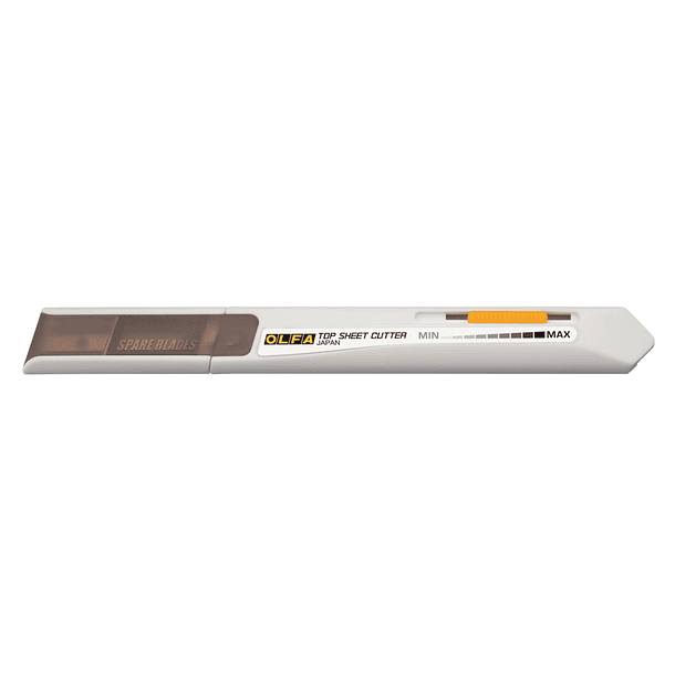 Cuchillo Industrial con Regulador Profundidad de Corte Olfa 6mm + 2 Repuestos 2
