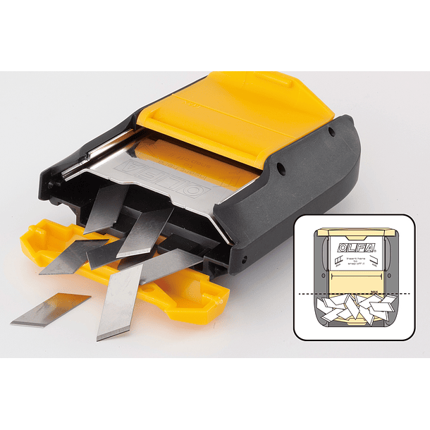 Contenedor para Fragmentar Hojas Usadas Olfa para Cinturón 4