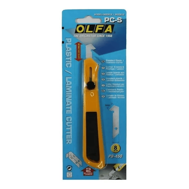 Cuchillo Industrial Corta Acrílico Pequeño Olfa con Seguro Manual 1