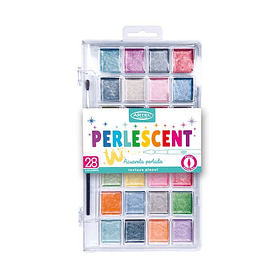 Acuarelas Perlescentes en Pastillas Artel Set 28 colores