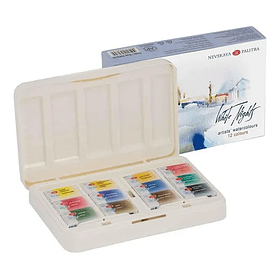 Acuarelas White Nights Artist Set 12 Pan 1/1 colores Extra Finas