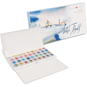 Acuarelas White Nights Artist Set 36 Pan 1/1 Extra Finas