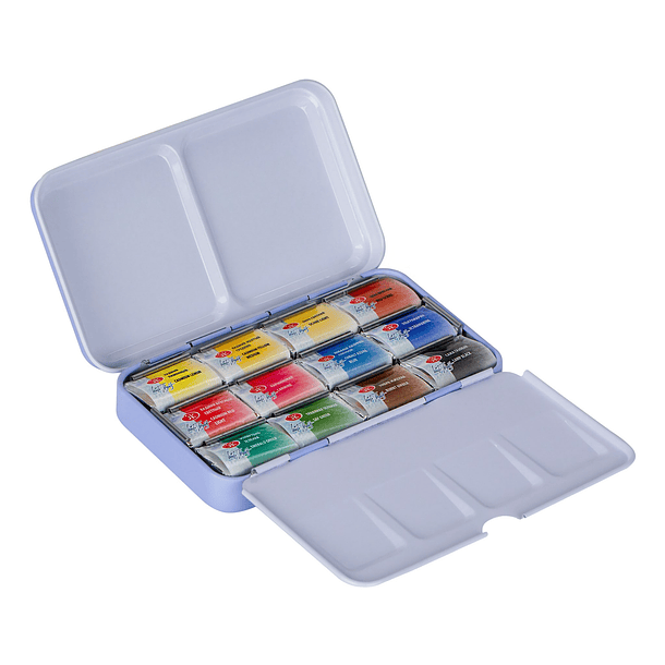Acuarelas White Nights Artist Set 12 Pan 1/1 colores Caja Metal 2