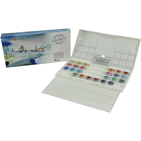 Acuarelas White Nights Artist Set 24 Pan 1/1 Extra Finas