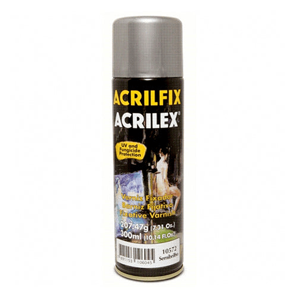 Barniz Fijador Acrilfix Acrilex Spray Semibrillo 300ml 