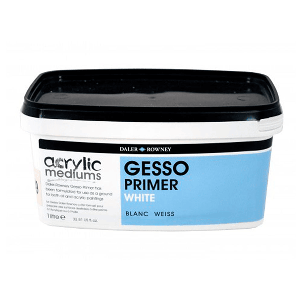 Gesso Primer Blanco Daler Rowney Graduate 1lt Acabado Mate 