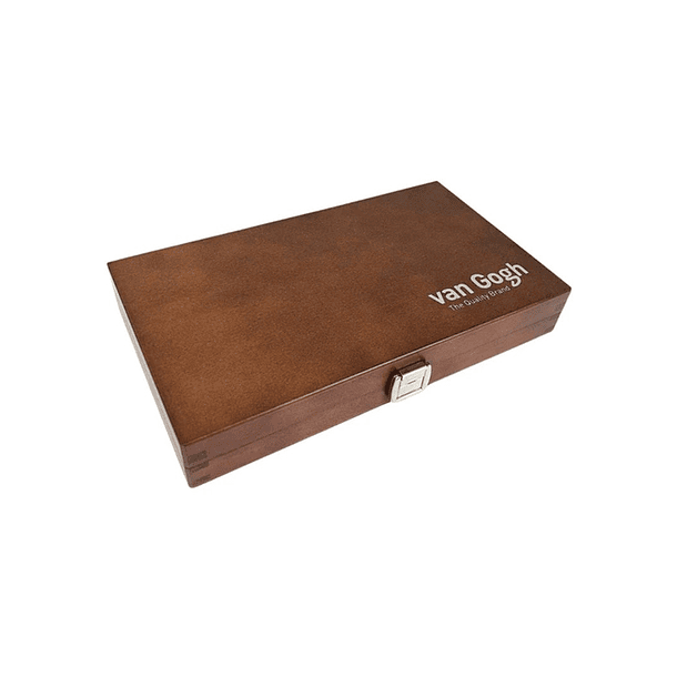 Acuarela Van Gogh Set 12 colores en Tubos de 10ml + 3 Accesorios Caja de Madera 4