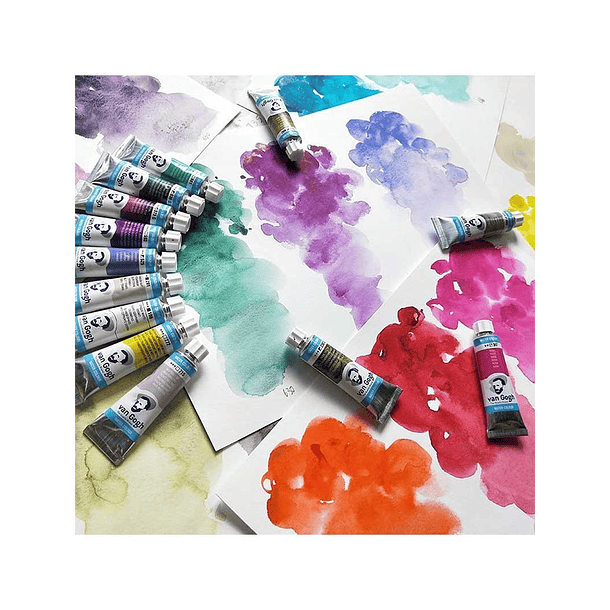 Acuarela Van Gogh Set 10 colores Básicos en Tubos de 10ml 3