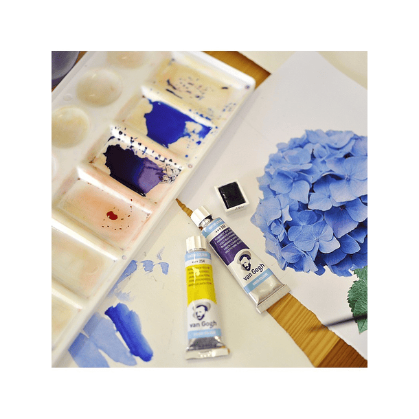 Acuarela Van Gogh Set 20 colores Básicos en Tubos de 10ml 4