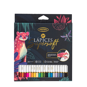 Lápices de Colores Artel Super Soft Set 24 colores