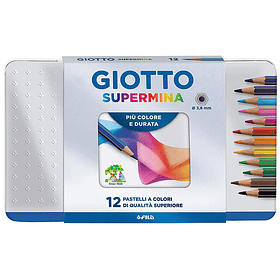Lápices de Colores Giotto Supermina Set 12 Colores