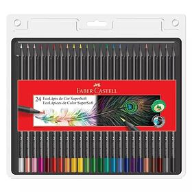 Lápices de Colores Supersoft Faber-Castell Set 24 Colores