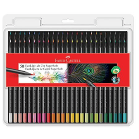 Lápices de Colores Supersoft Faber-Castell Set 50 Colores