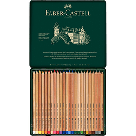 Lápices Pastel Pitt Faber-Castell Set 24 Colores