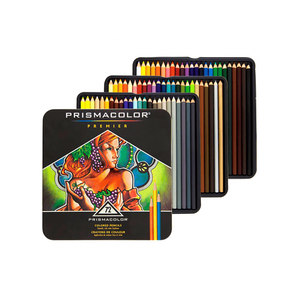 Lápices de Colores Prismacolor Premier Set 72 Colores 1