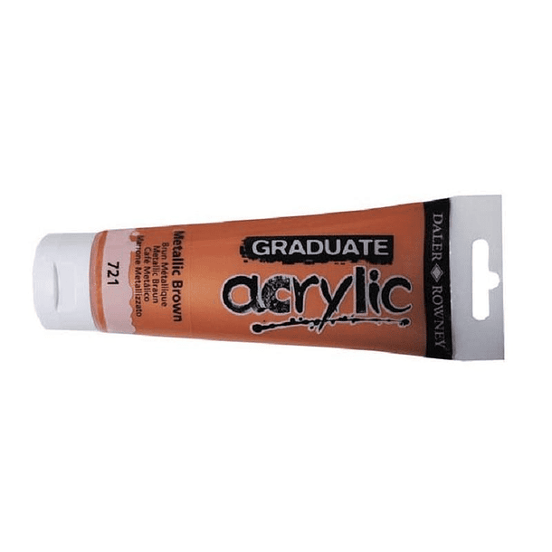 Acrílico Daler Rowney Graduate 120ml (Colores Metálicos) 4