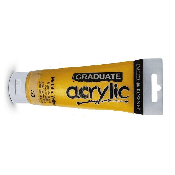 Acrílico Daler Rowney Graduate 120ml (Colores Metálicos) 6