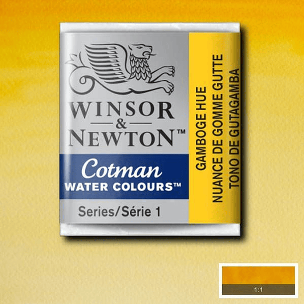 Acuarela 1/2 pan Winsor & Newton Cotman 9