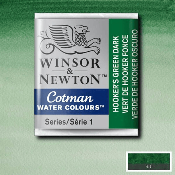 Acuarela 1/2 pan Winsor & Newton Cotman 10
