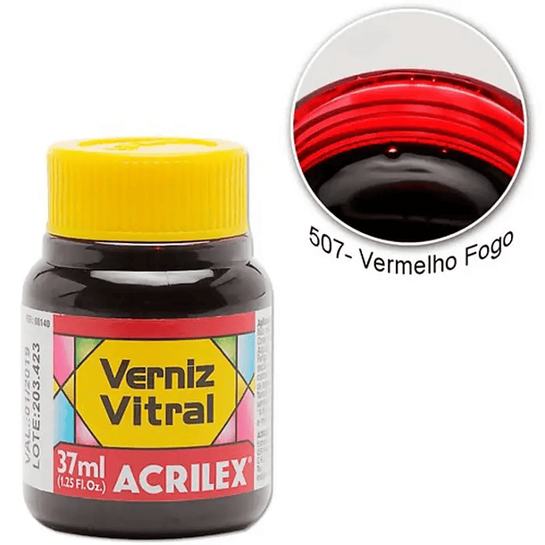Barniz Vitral Acrilex 37ml 5