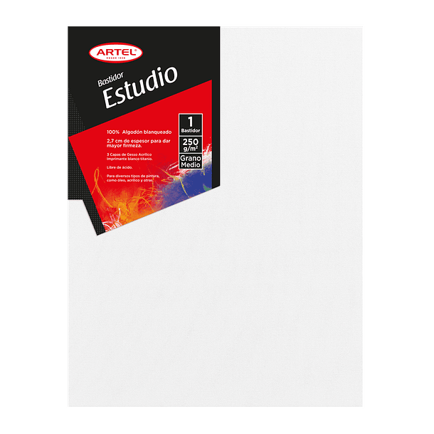 Bastidor Estudio Artel 250g/m² Grano Medio 5