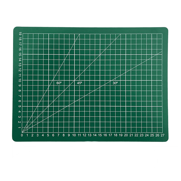 Base de Corte Cuadriculada con Ángulos 10