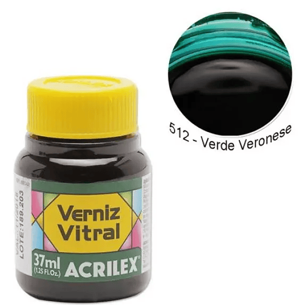 Barniz Vitral Acrilex 37ml 8