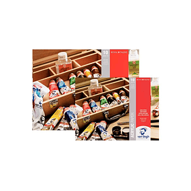 Block Acuarela Van Gogh 360g/m² Papel Negro Encolado de 1 Lado