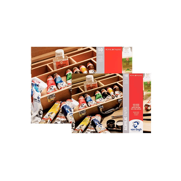 Block Acuarela Van Gogh 360g/m² Papel Negro Encolado de 1 Lado 