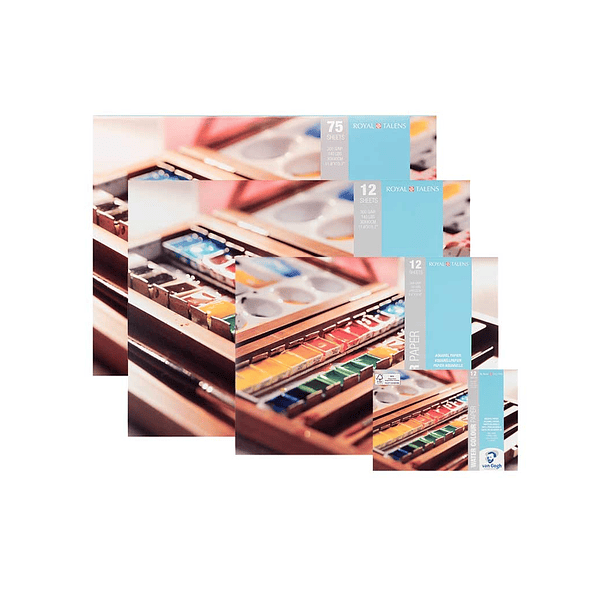 Block Acuarela Van Gogh 300g/m² Encolado de 4 Lados 