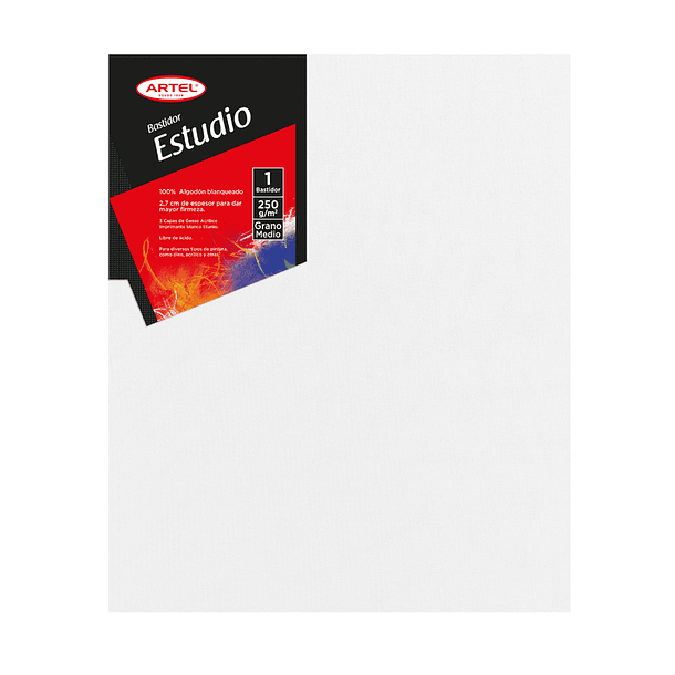 Bastidor Estudio Artel 250g/m² Grano Medio 8