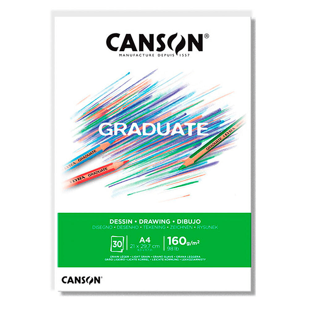 Block Dessin Canson Graduate 160g/m² 30hjs 3