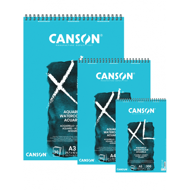 Croquera Aquarelle Canson XL 300g/m² 30hjs 1