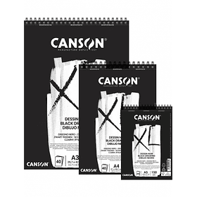 Croquera Dessing Noir Canson XL 150g/m² 40hjs