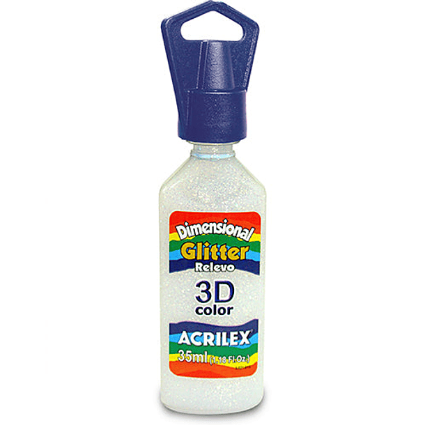 Dimensional Glitter Relieve 3D Acrilex 35ml 8