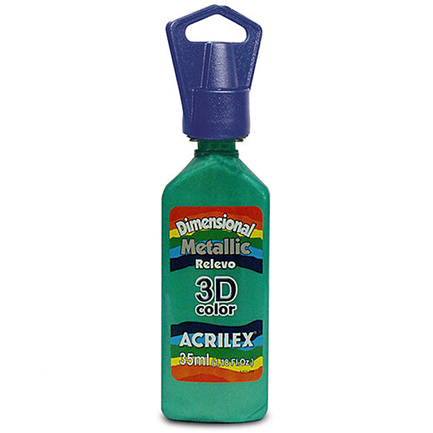 Dimensional Metallic Relieve 3D Acrilex 35ml 1