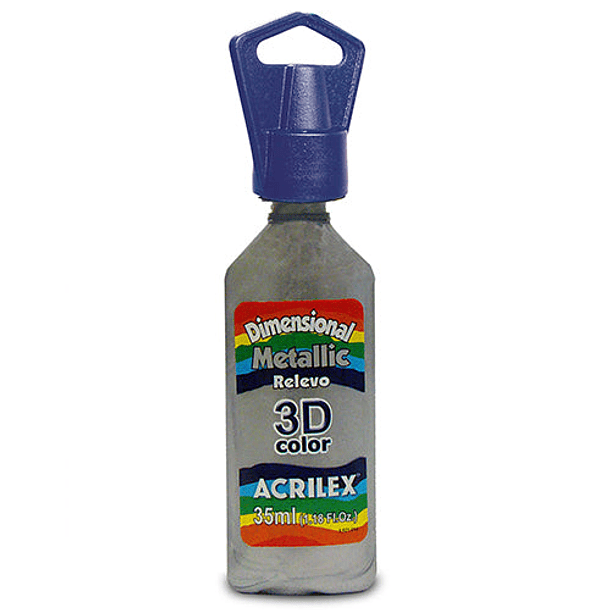 Dimensional Metallic Relieve 3D Acrilex 35ml 5