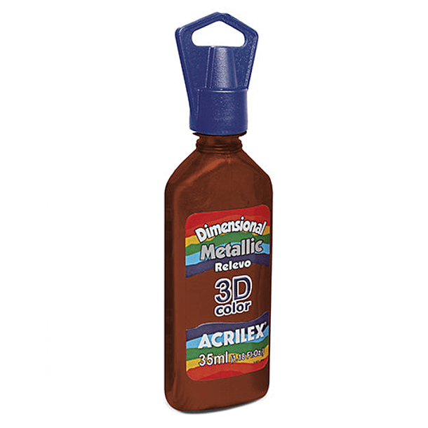 Dimensional Metallic Relieve 3D Acrilex 35ml 6
