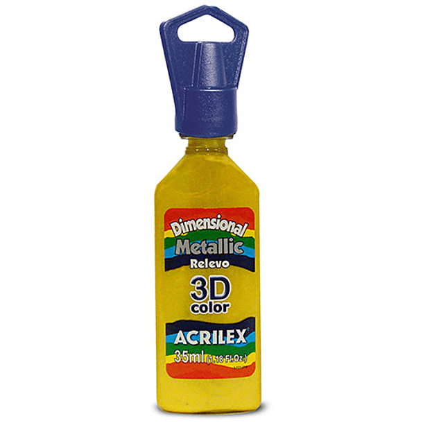 Dimensional Metallic Relieve 3D Acrilex 35ml 9