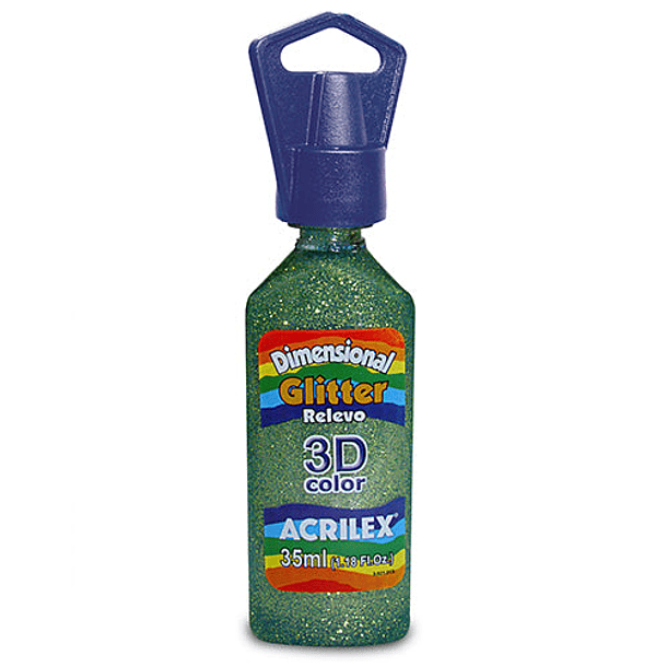 Dimensional Glitter Relieve 3D Acrilex 35ml 15