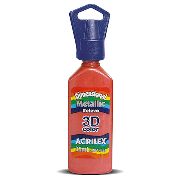 Dimensional Metallic Relieve 3D Acrilex 35ml 11